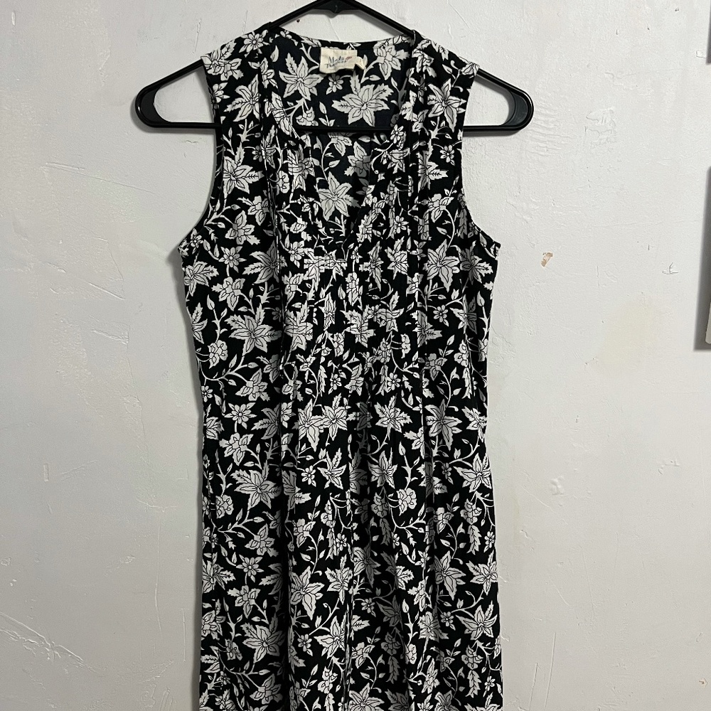 Camden Pleat Dress Black Iris